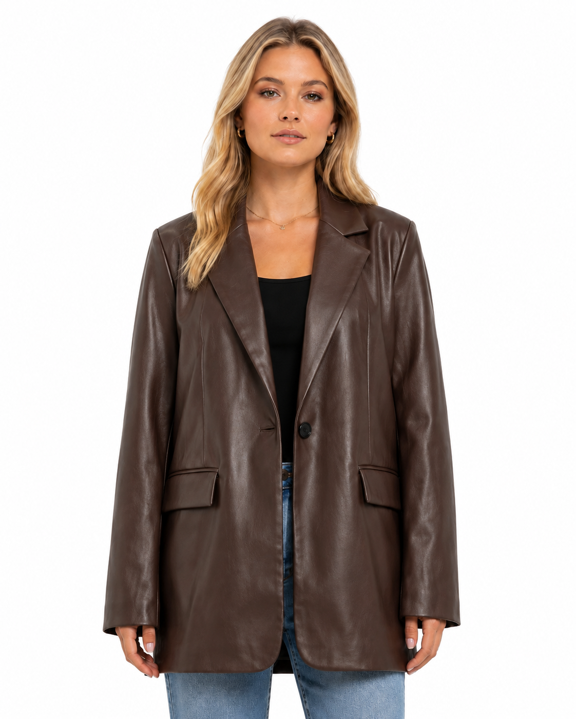 Blazer over in ecopelle