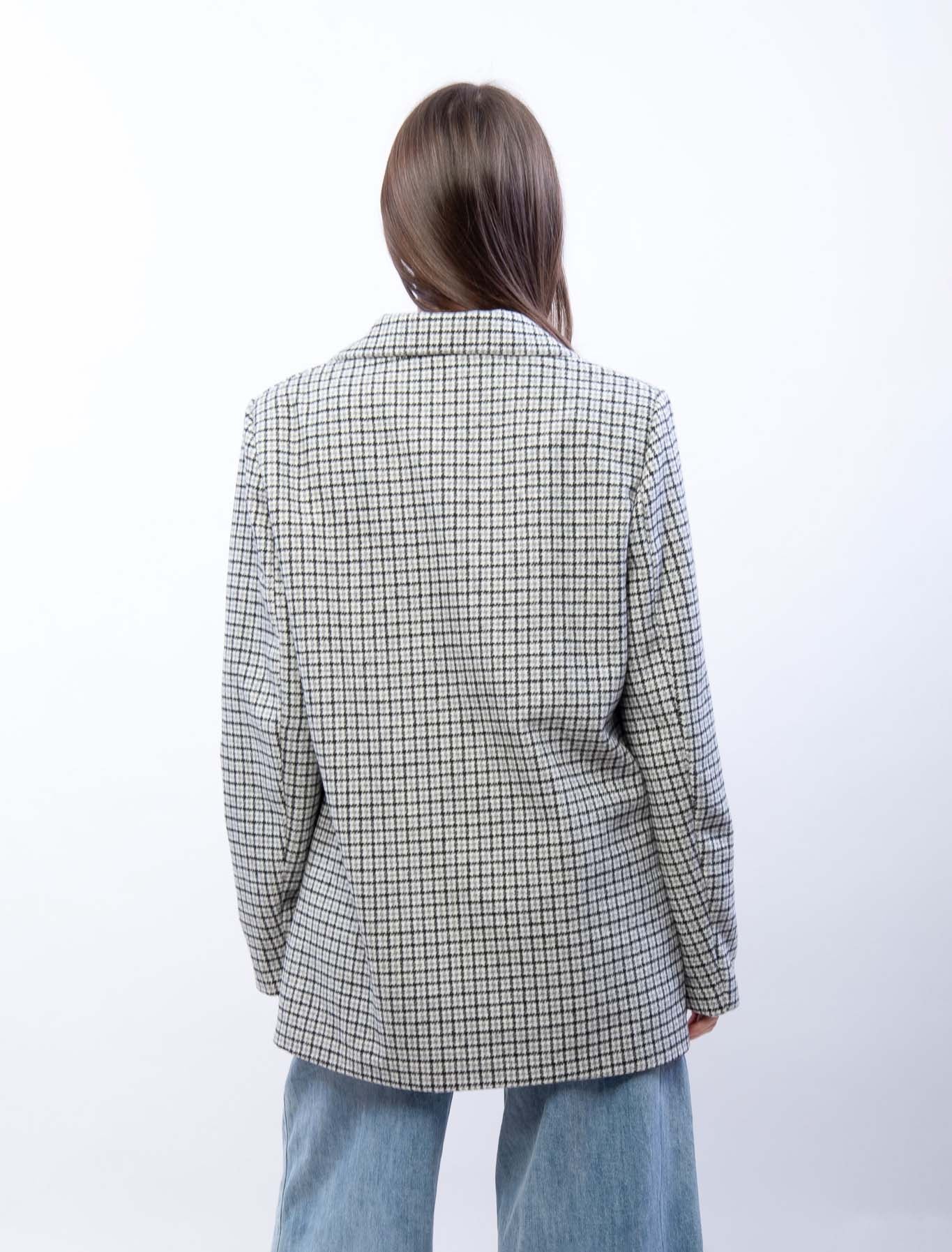 Blazer pied de poule