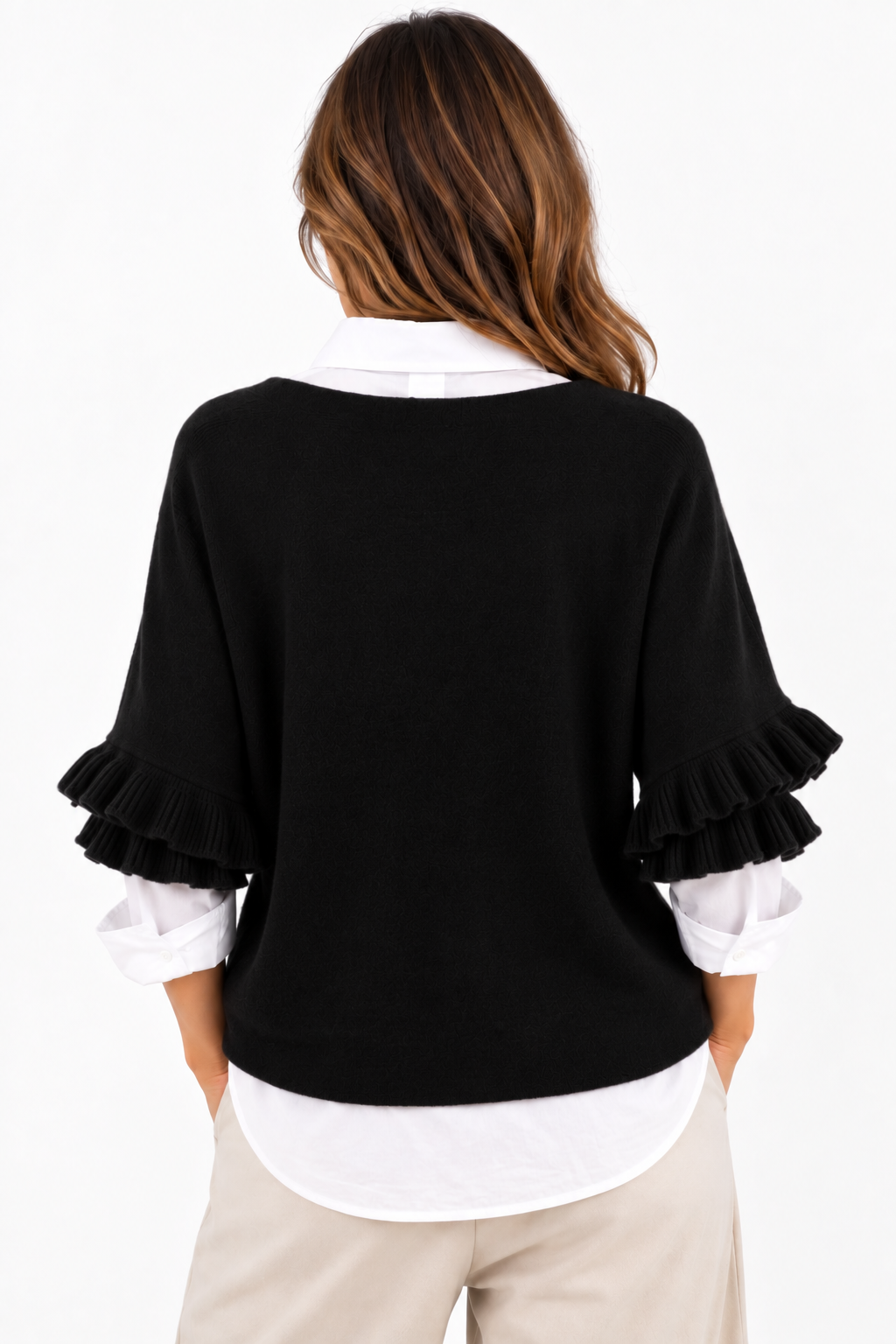 Maglia manica balza