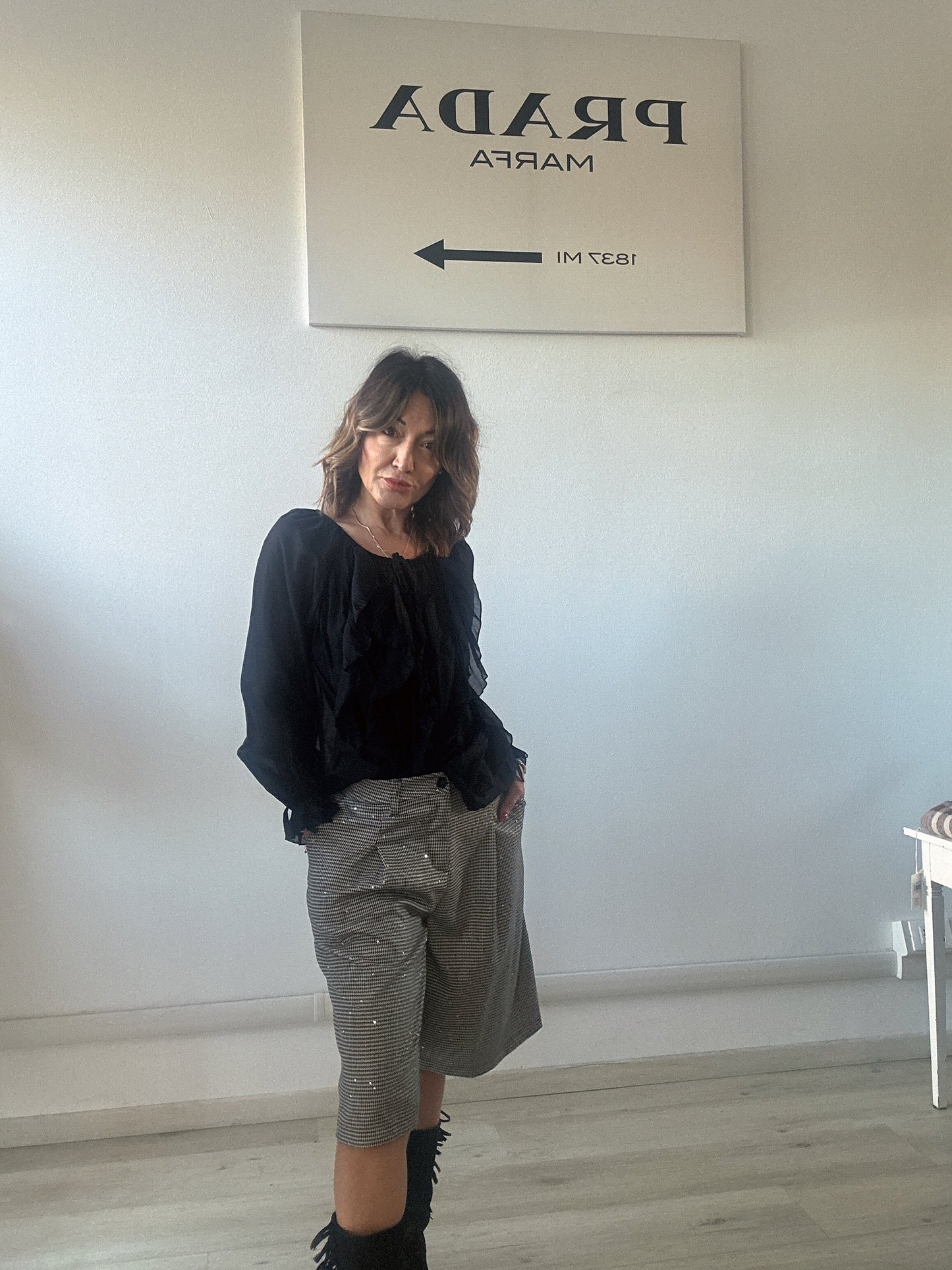 Bermuda con paillettes