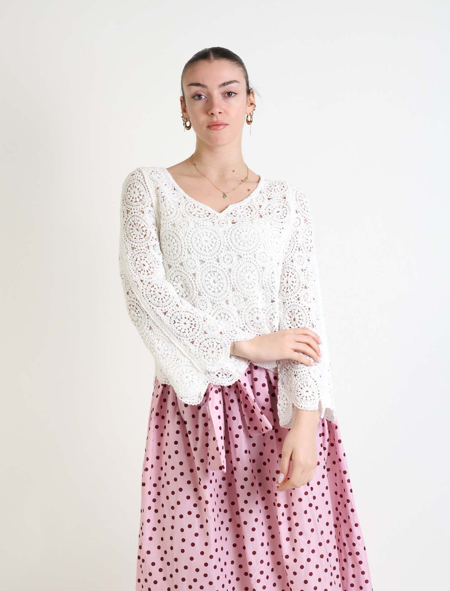 Maglia in macramè