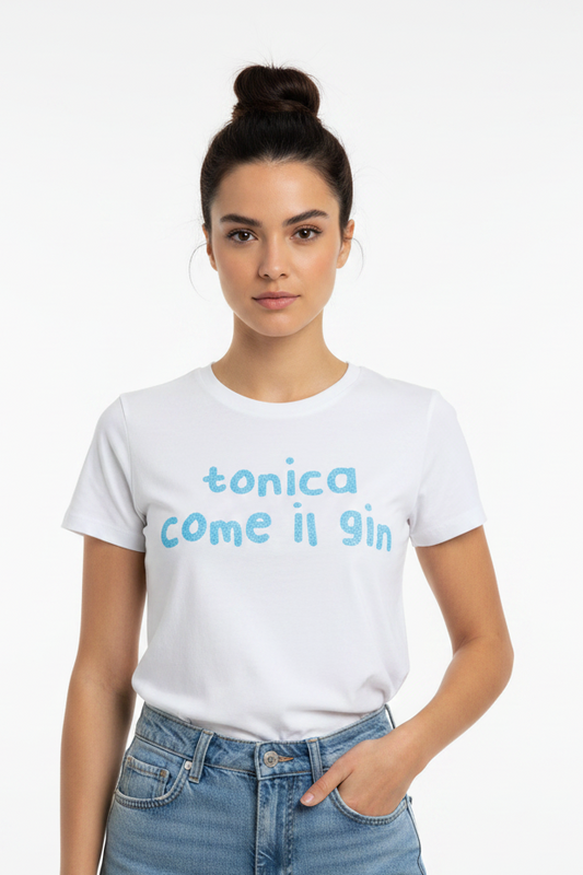 T shirt “tonica come il gin”