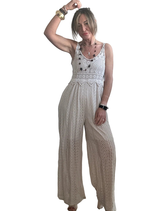 Tuta in macramè