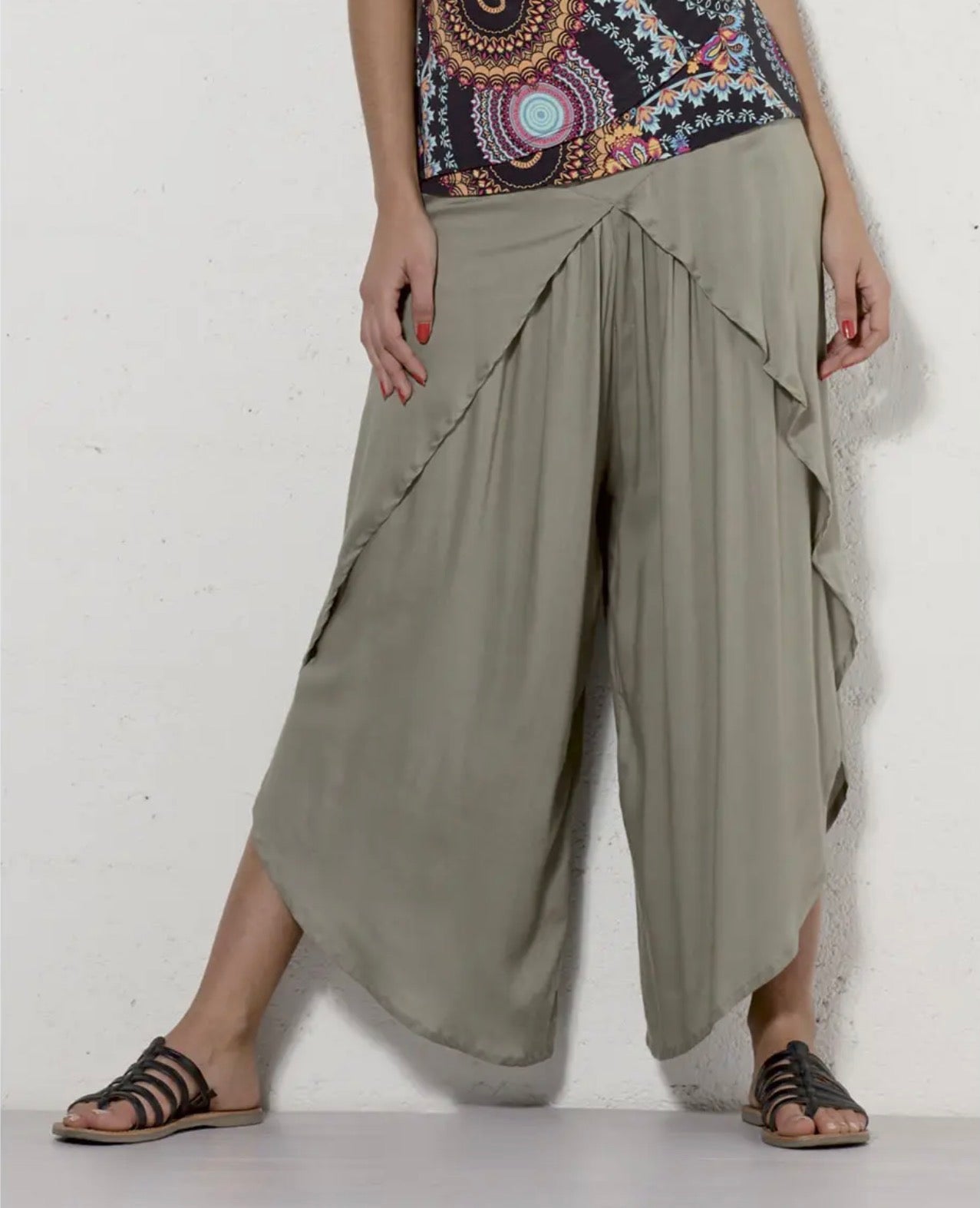 Pantalone etnico in viscosa