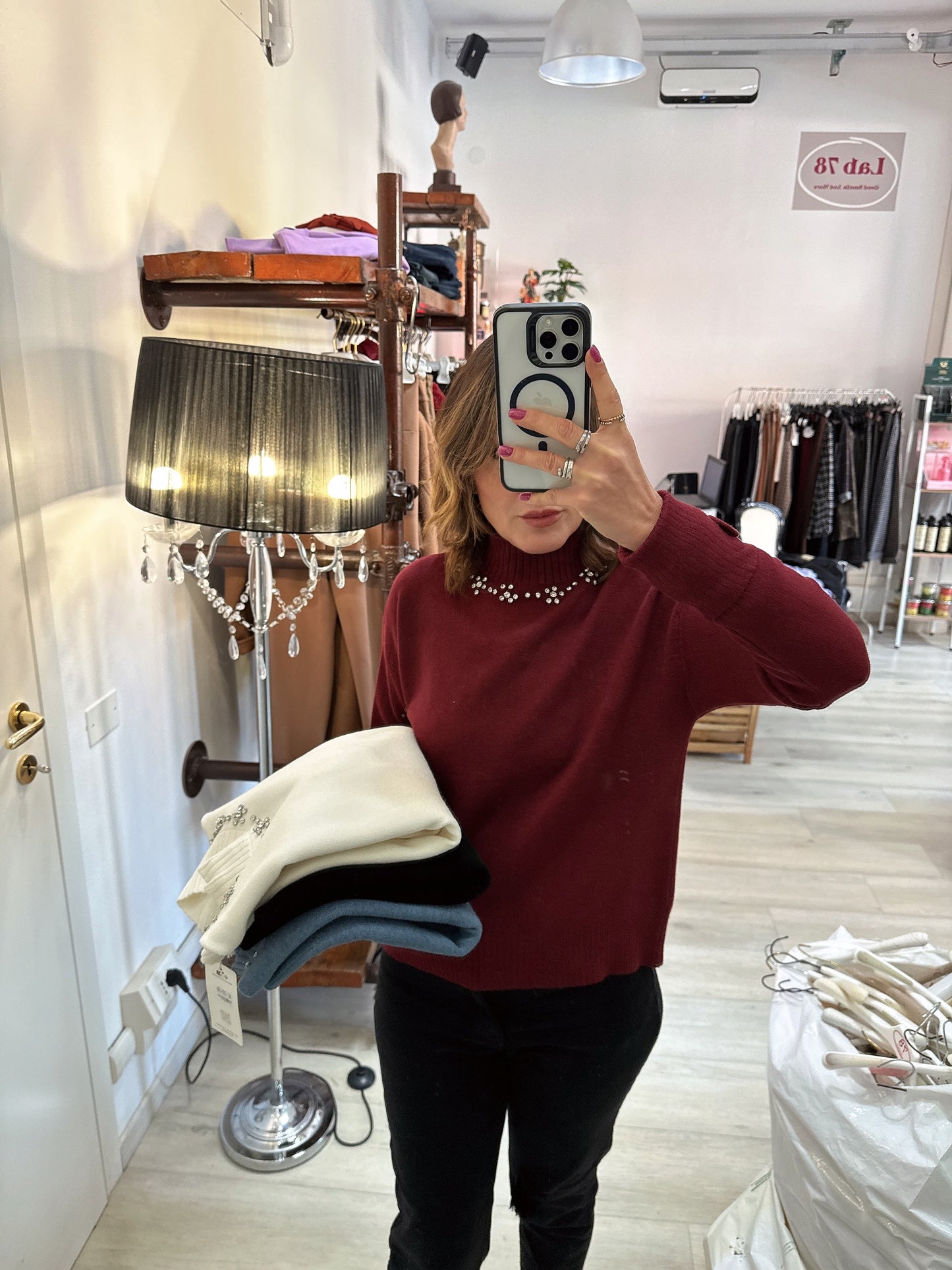 Lupetto con Swarovski