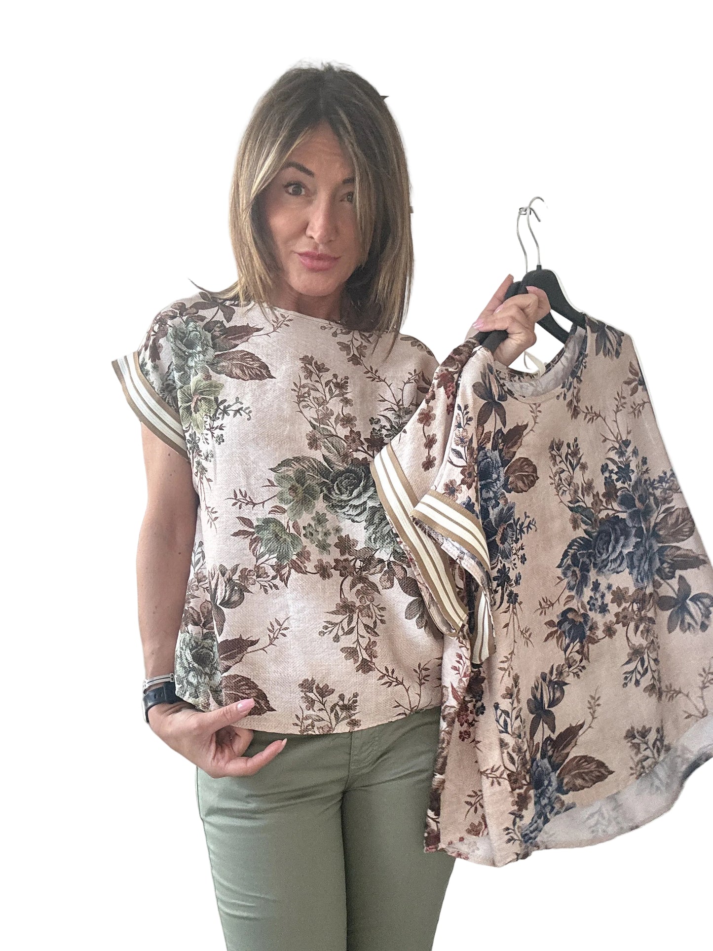 Blusa a fiori