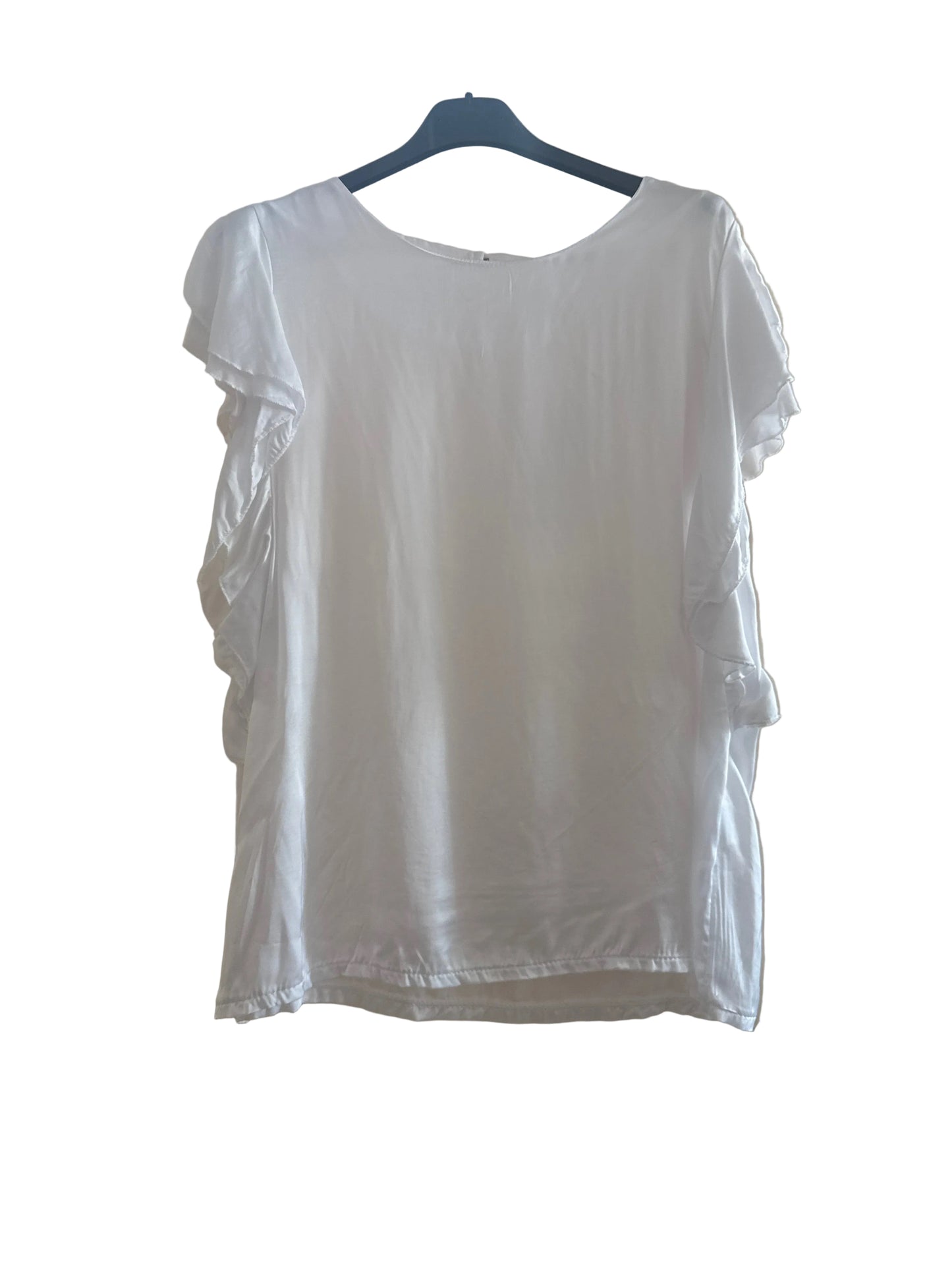 Blusa in raso di viscosa