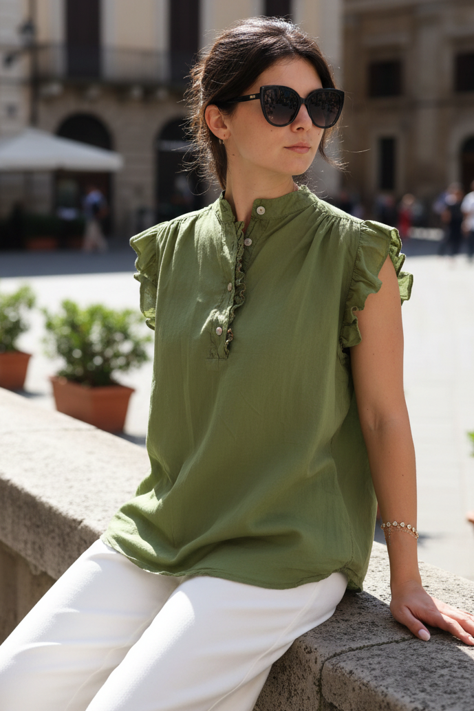 Blusa in mussola