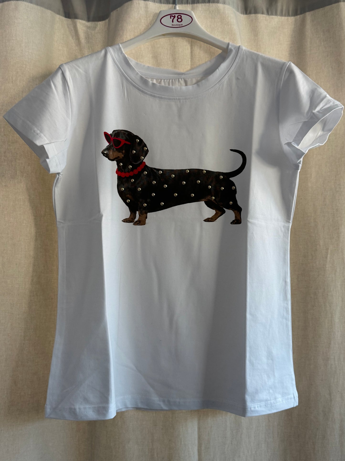T shirt slim fit bassotto