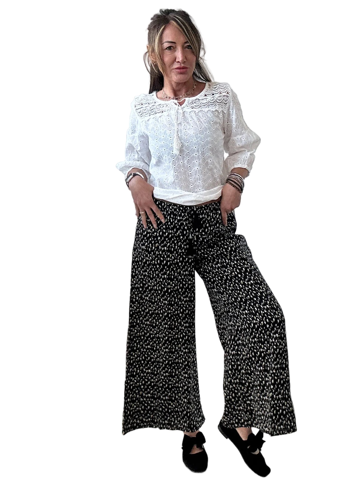 Pantalone in viscosa