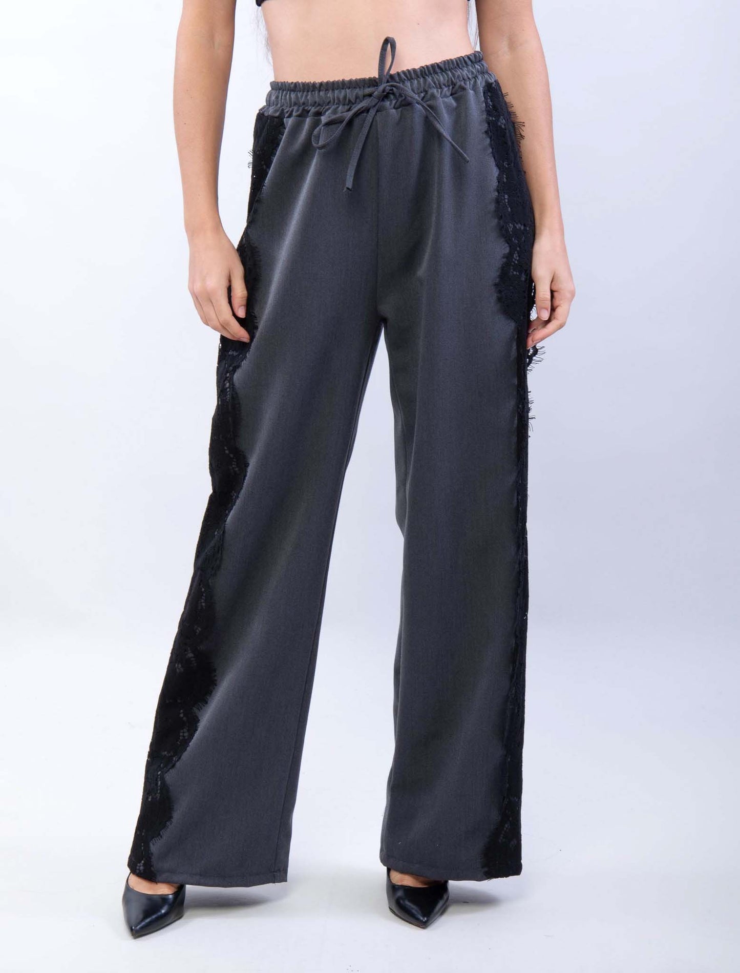 Pantalone con bande laterali