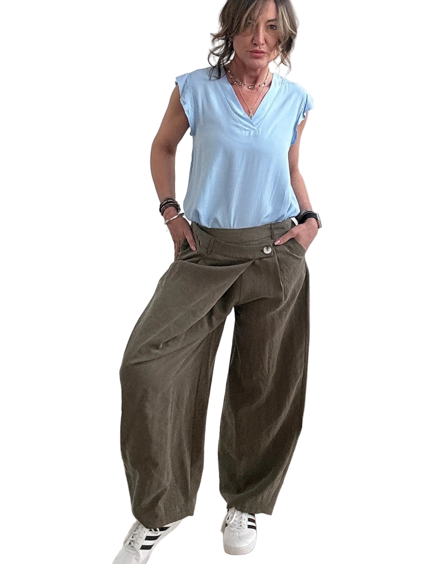 Pantalone con pannello