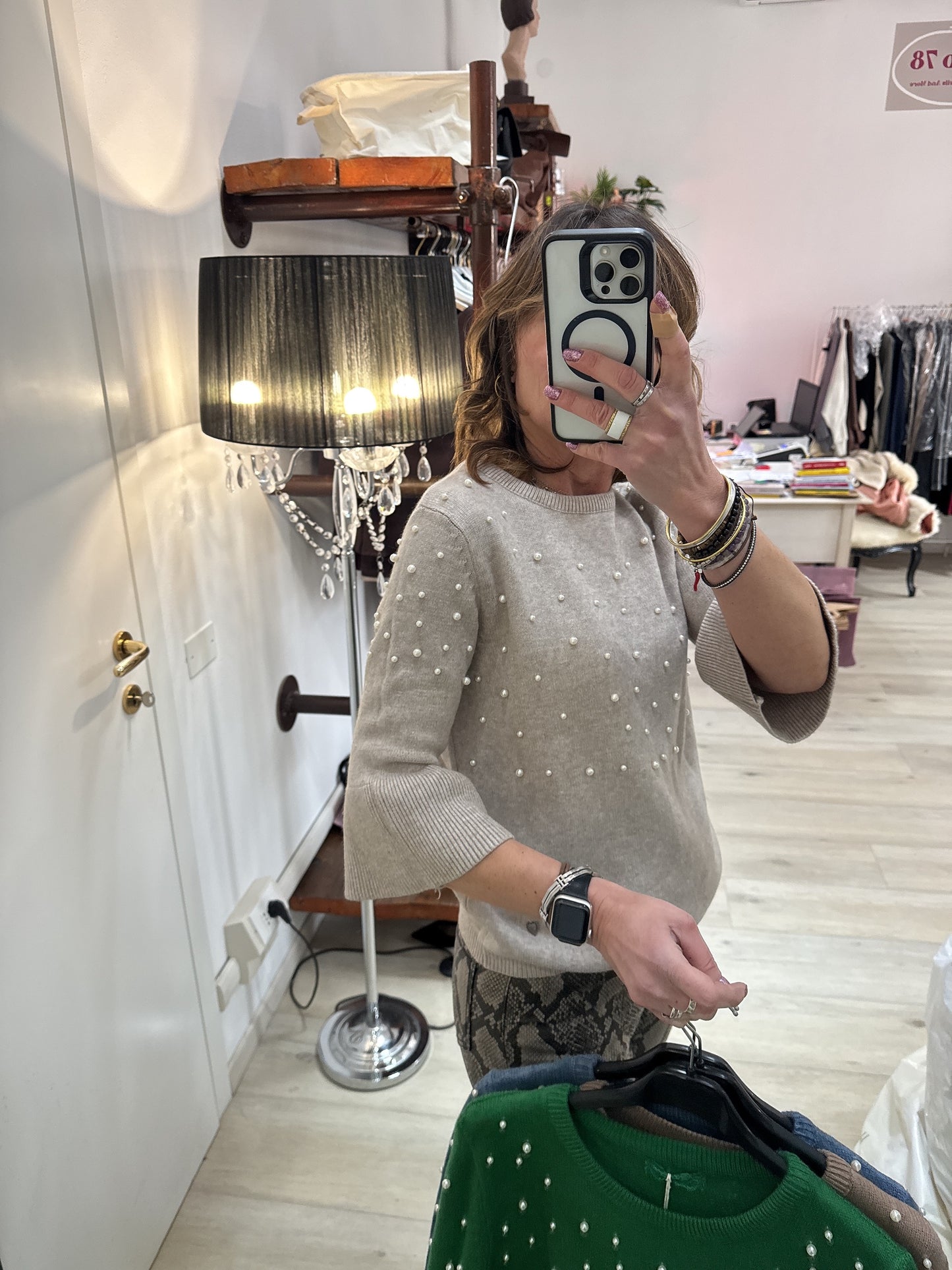 Maglia manica a campana