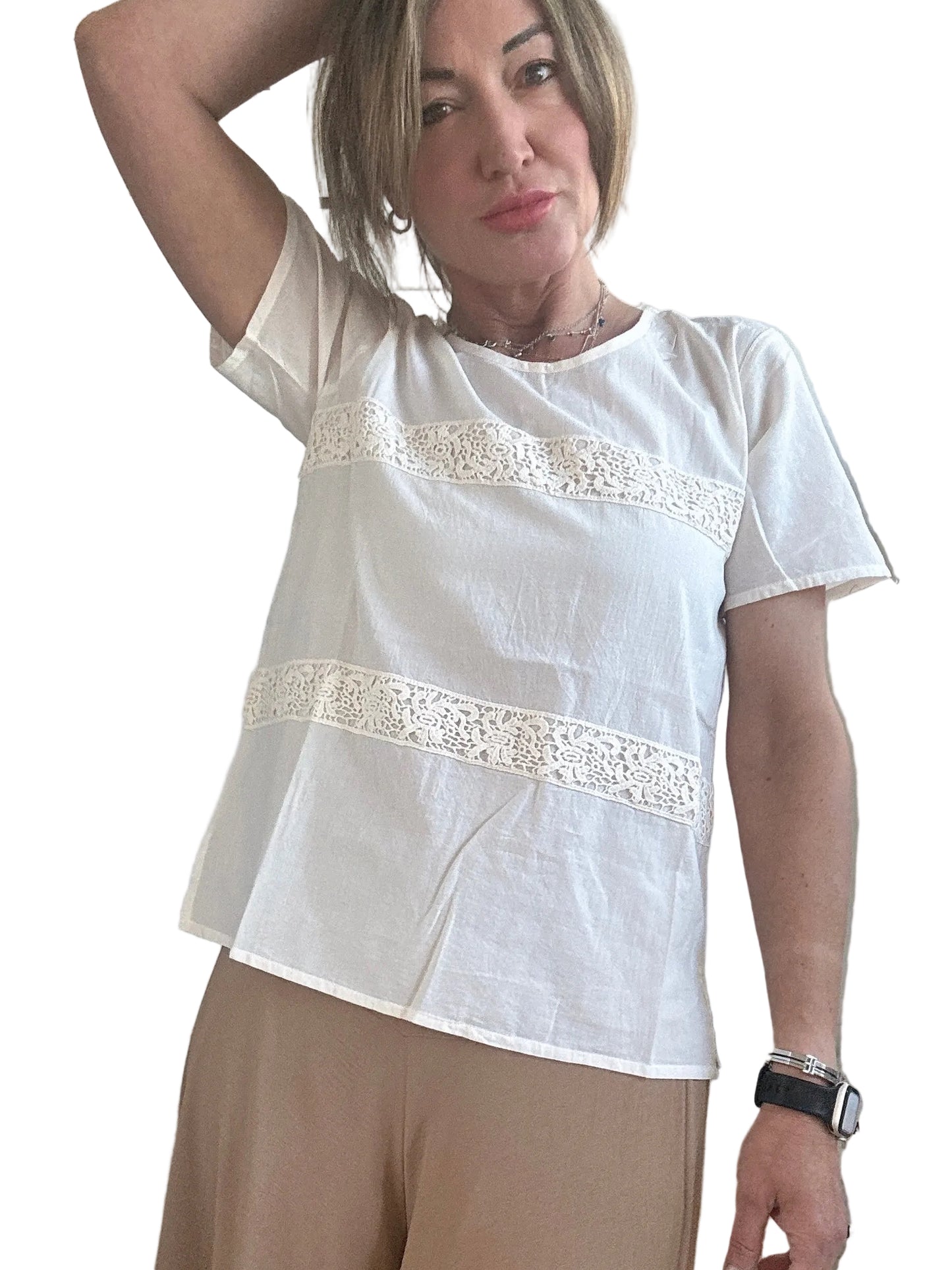 Blusa in mussola