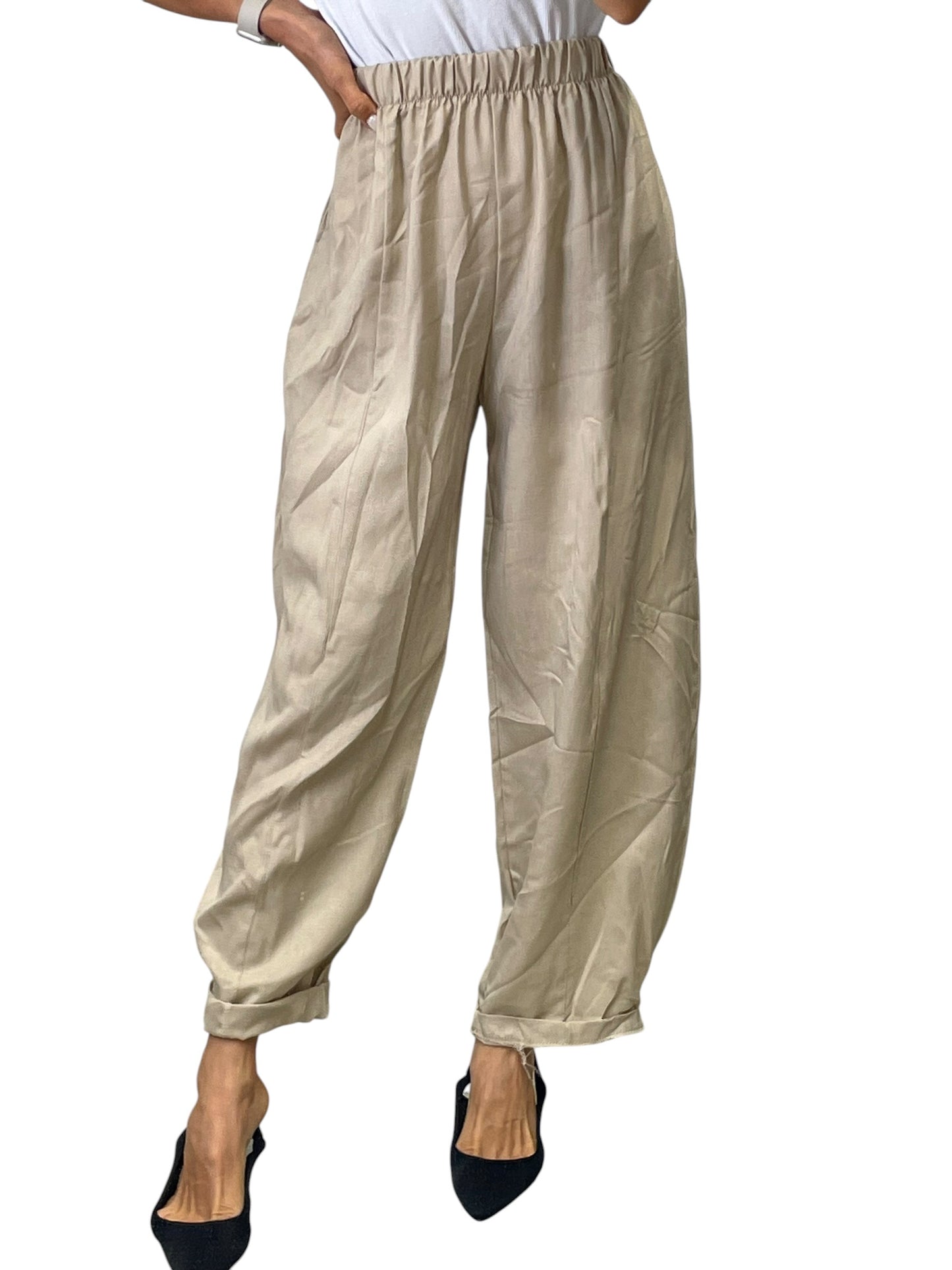 Pantalone misto lino
