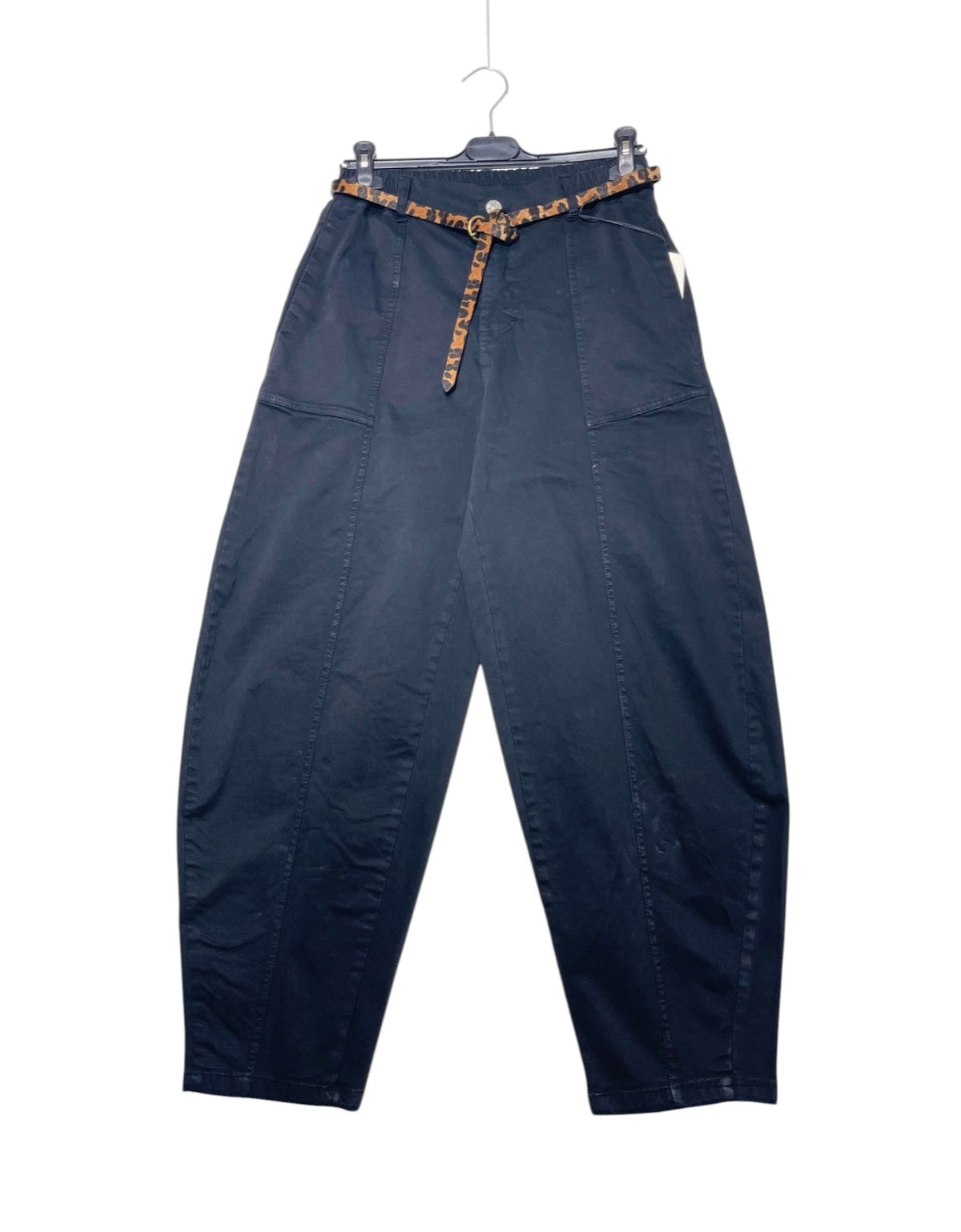 Pantalone in cotone a ovetto