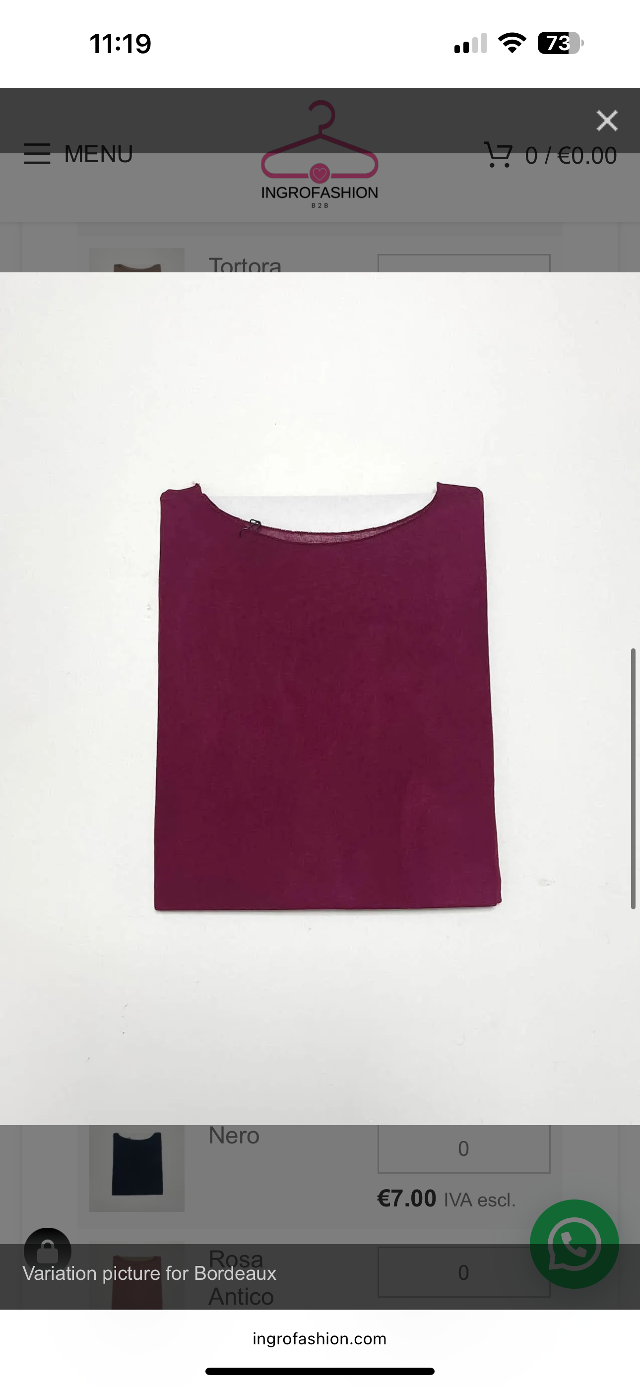 Maglietta in cachemire