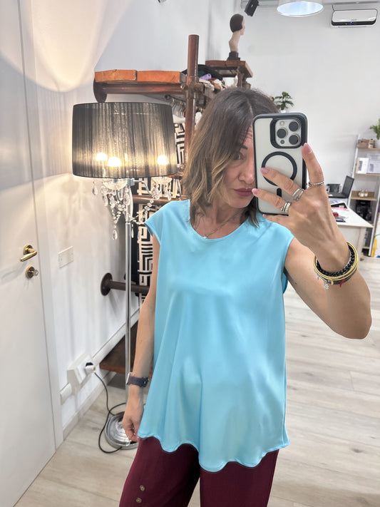 Blusa in satin