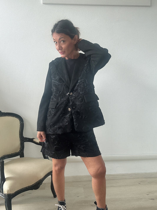 Blazer con ricamo