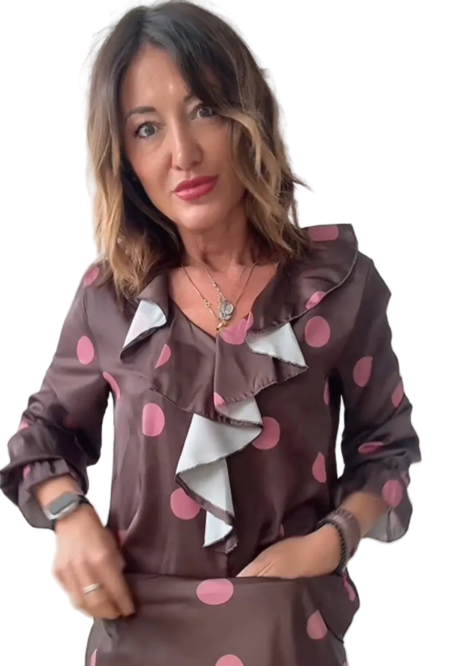 Blusa a pois