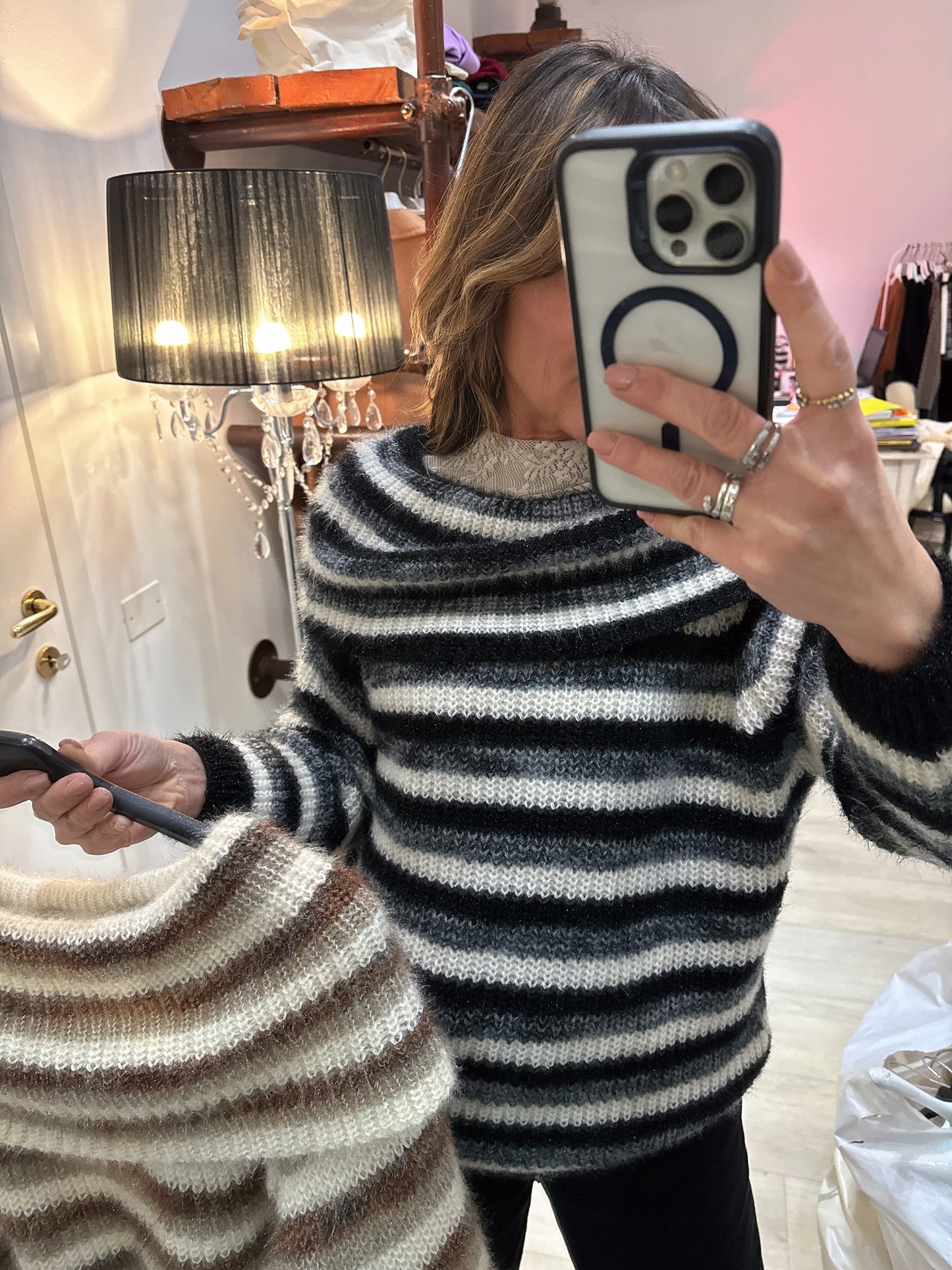 Maglioncino scollo shiffer