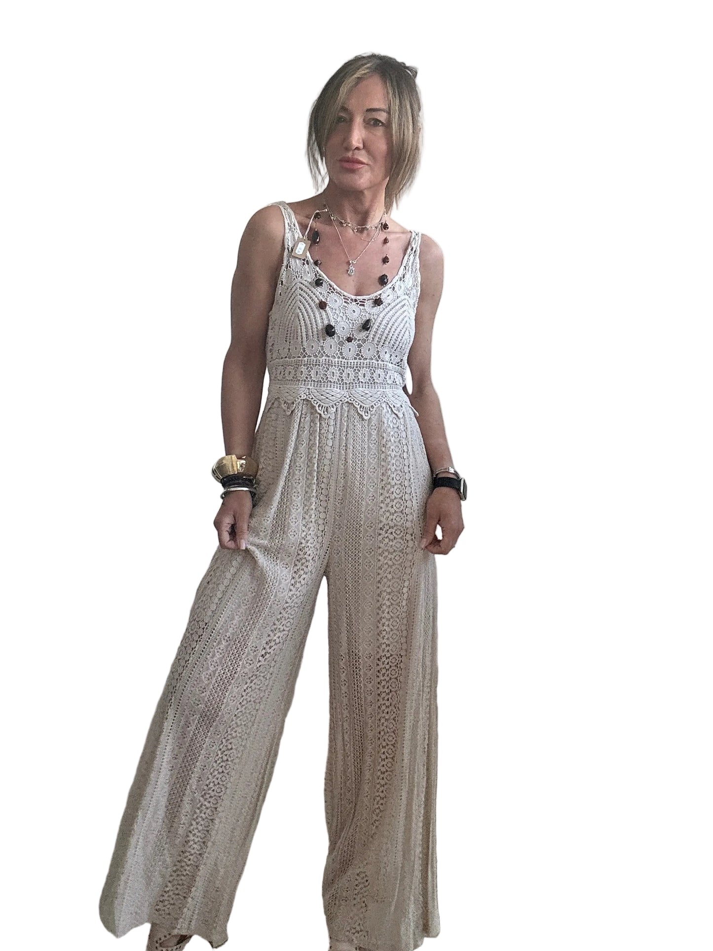 Tuta in macramè