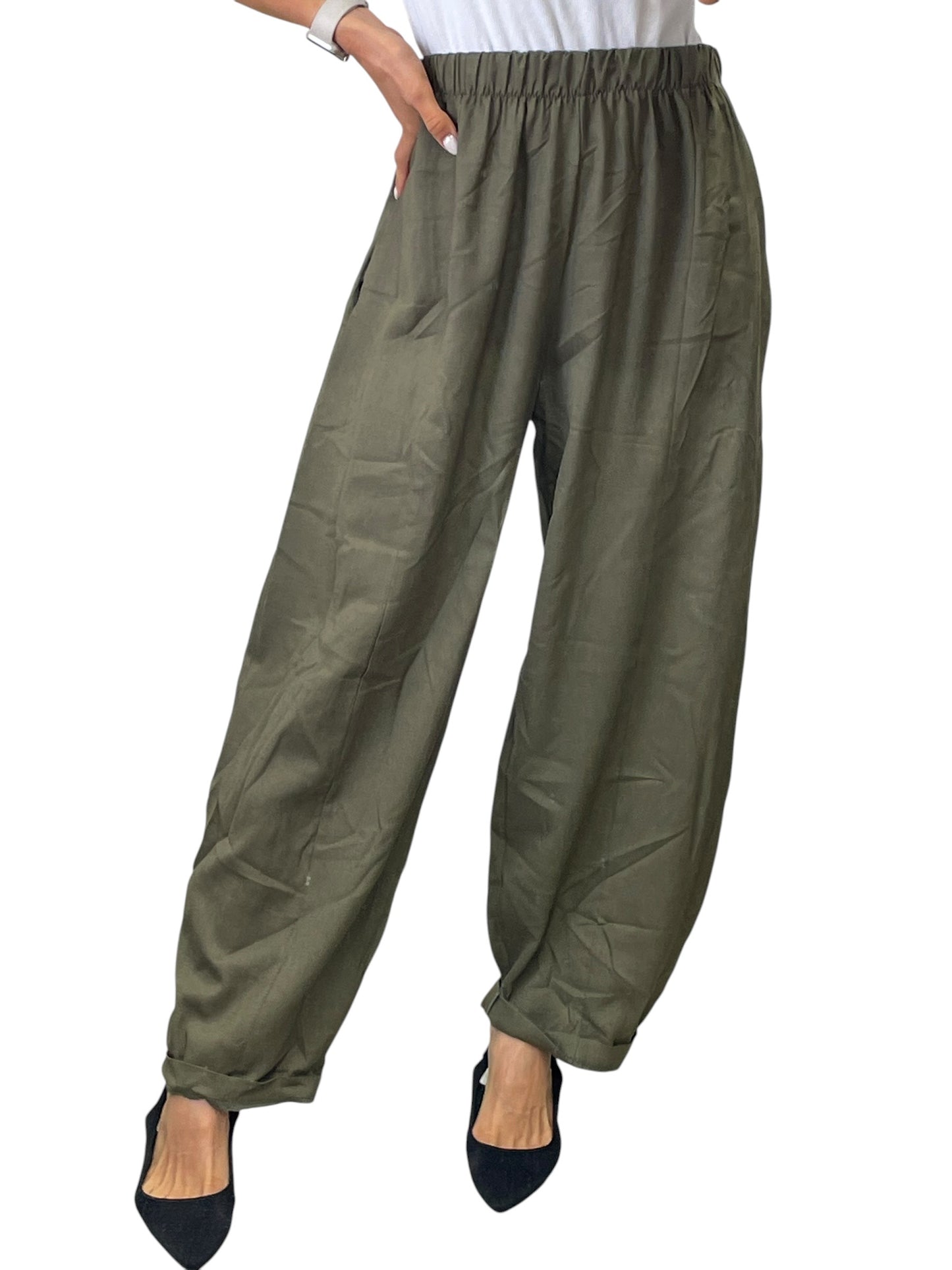 Pantalone misto lino