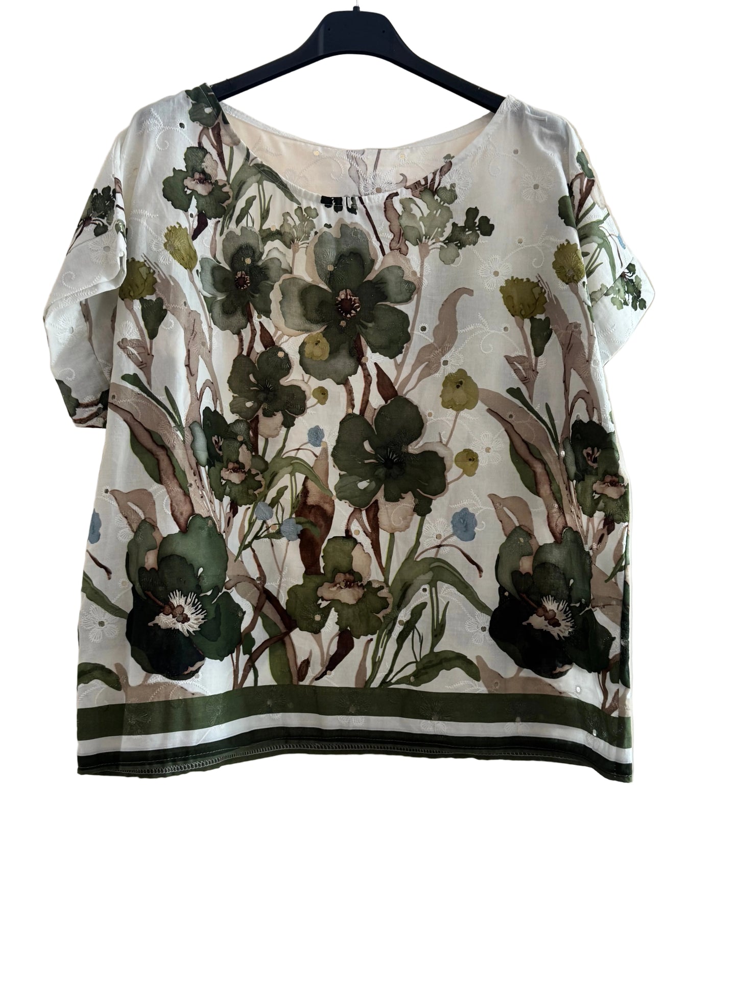 Blusa in sangallo
