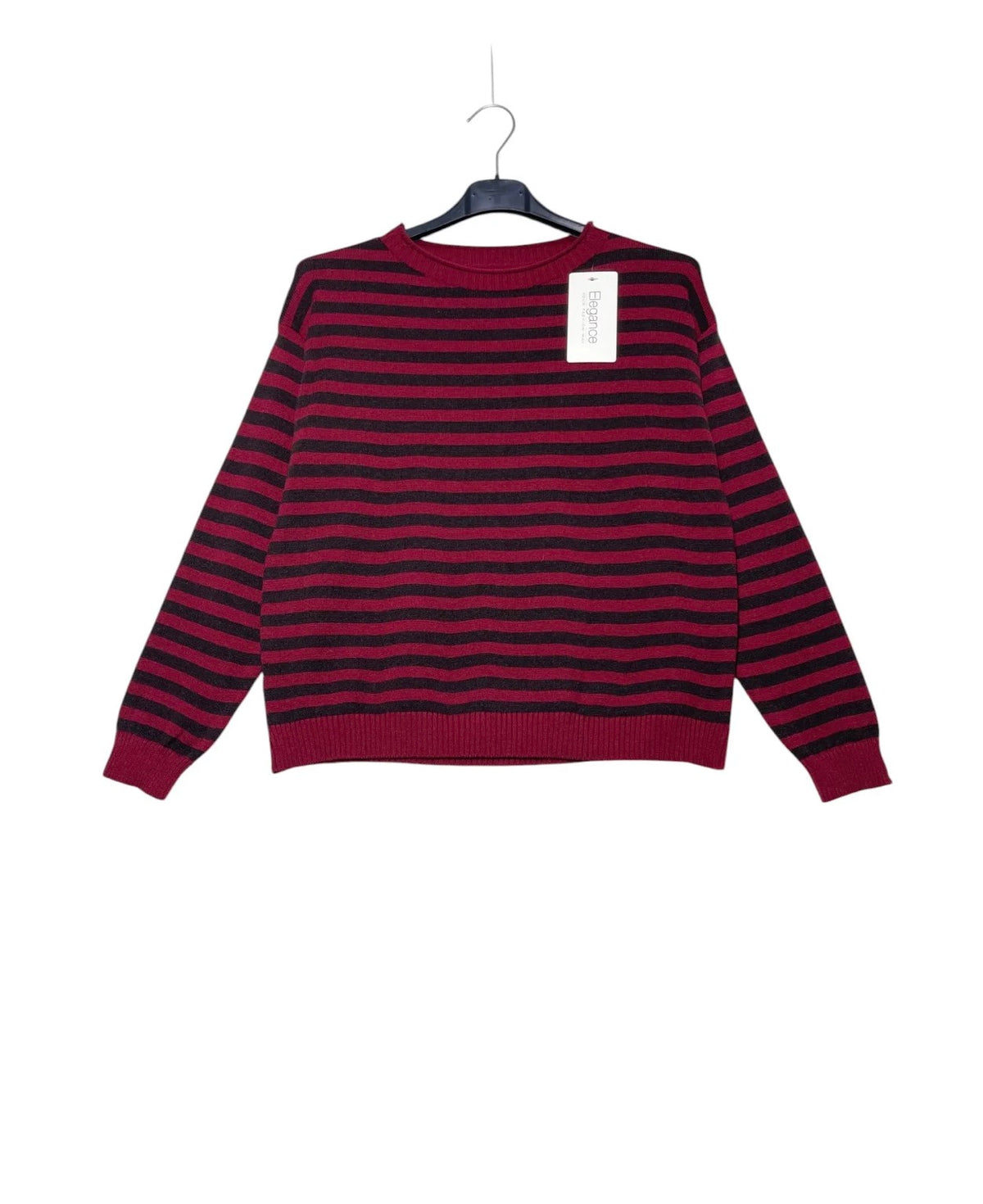 Maglia in viscosa a righe
