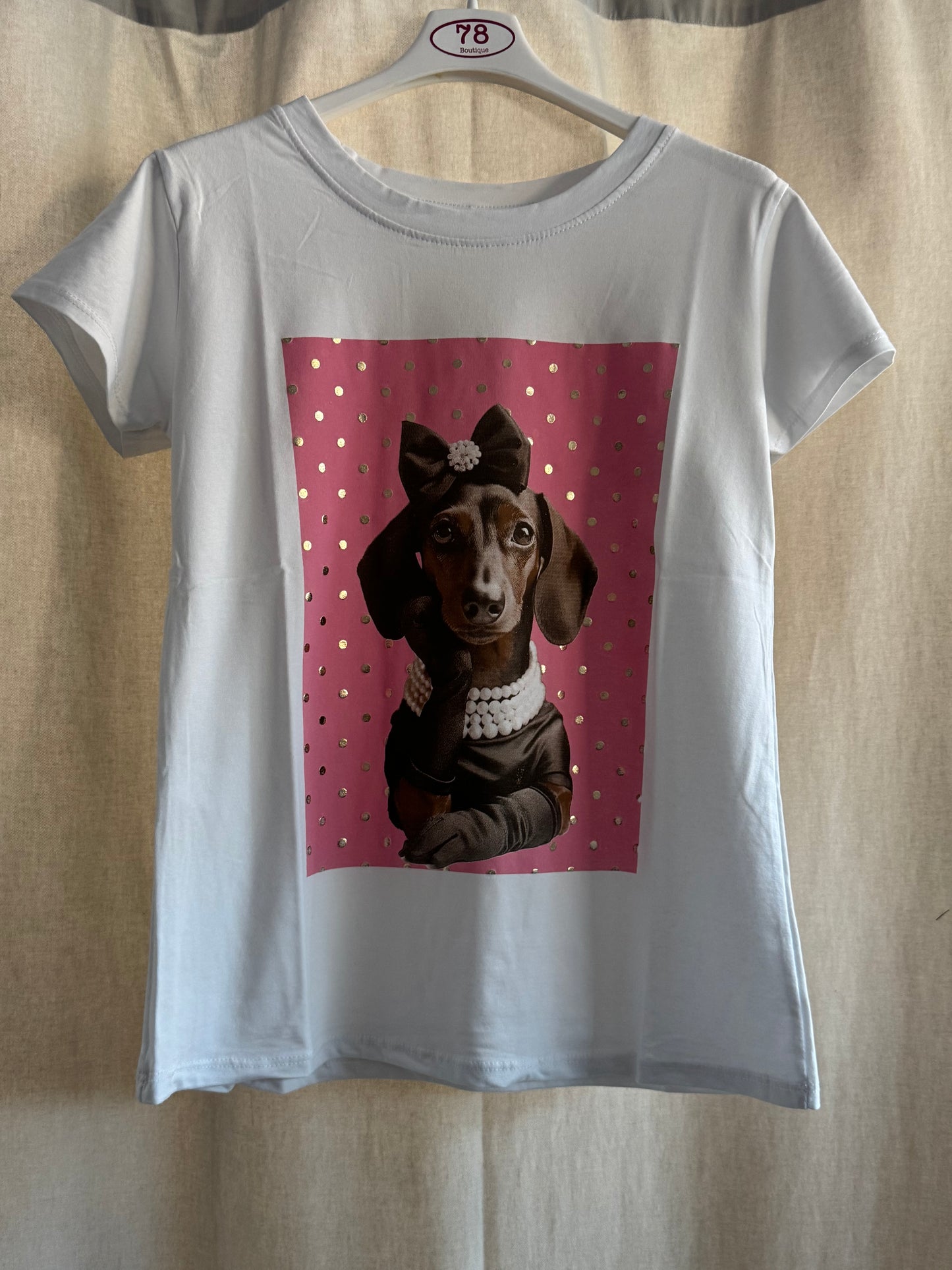 T shirt slim fit bassotto