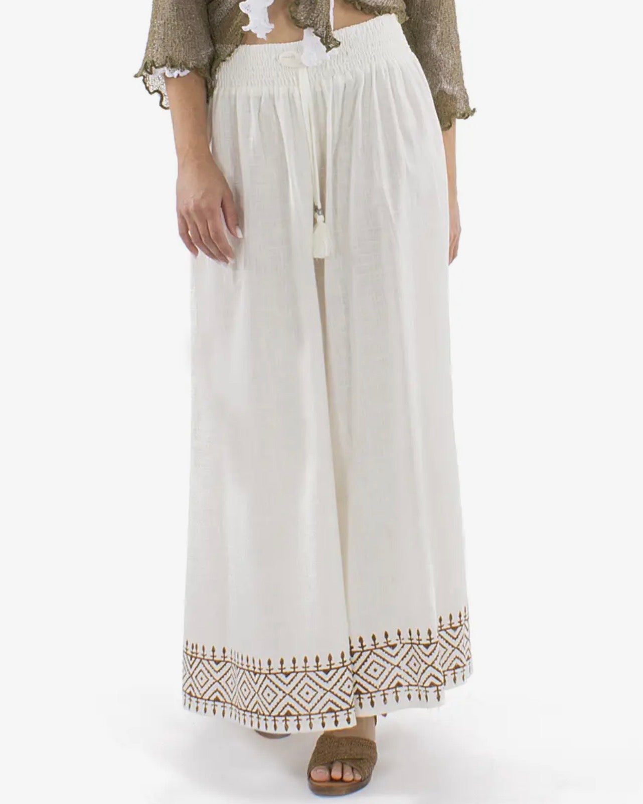 Pantalone palazzo etnico