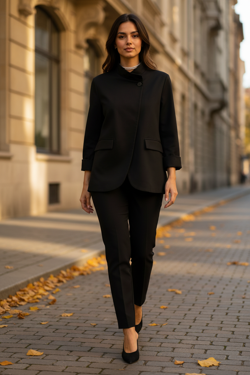 Blazer scollo coreano