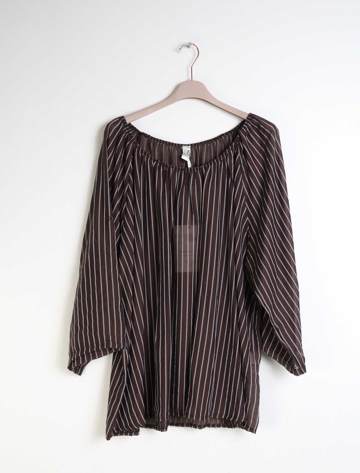 Blusa over scollo shiffer