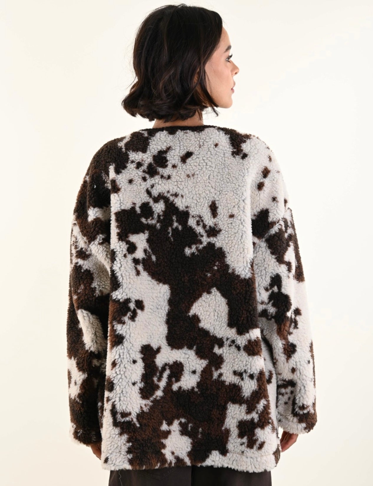 Giacca Teddy cowprint MYASTREET