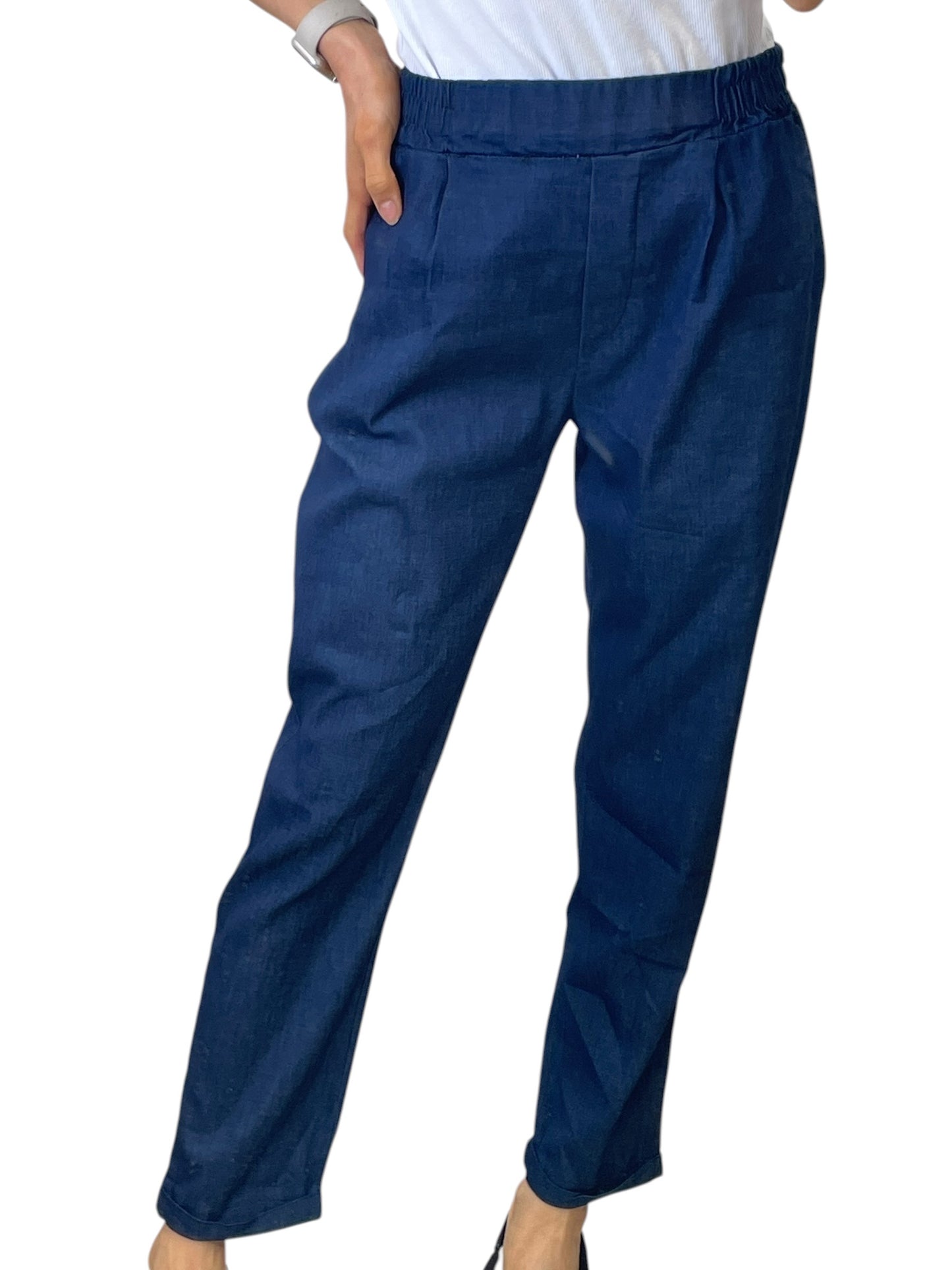 Pantalone in chambray