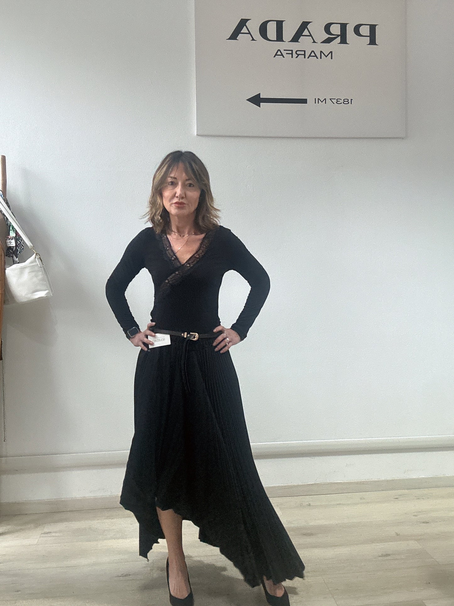 Gonna plissettata svasata