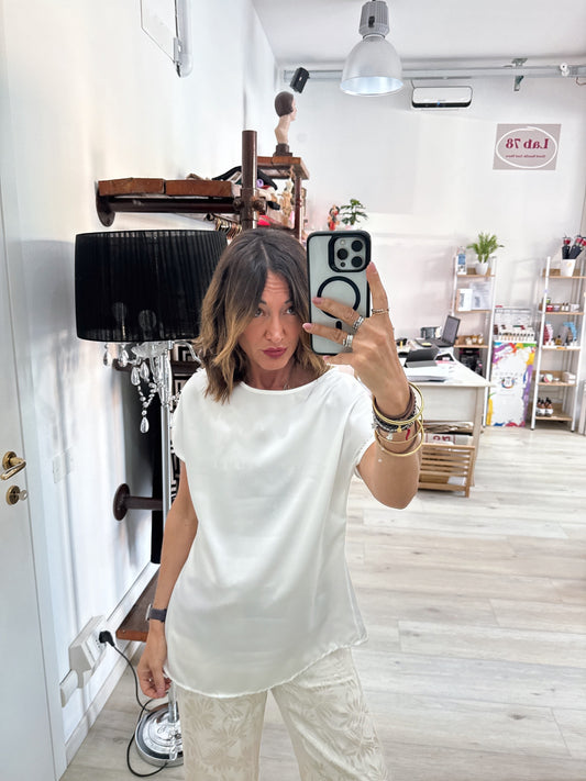 Blusa in raso