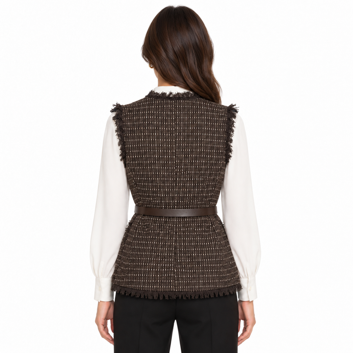 Gilet in tweed