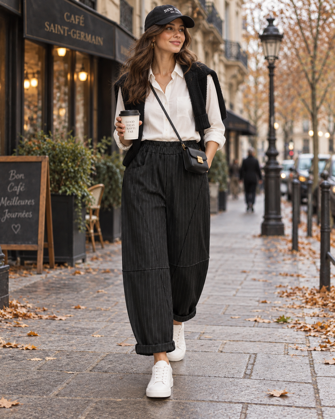 Pantalone gessato