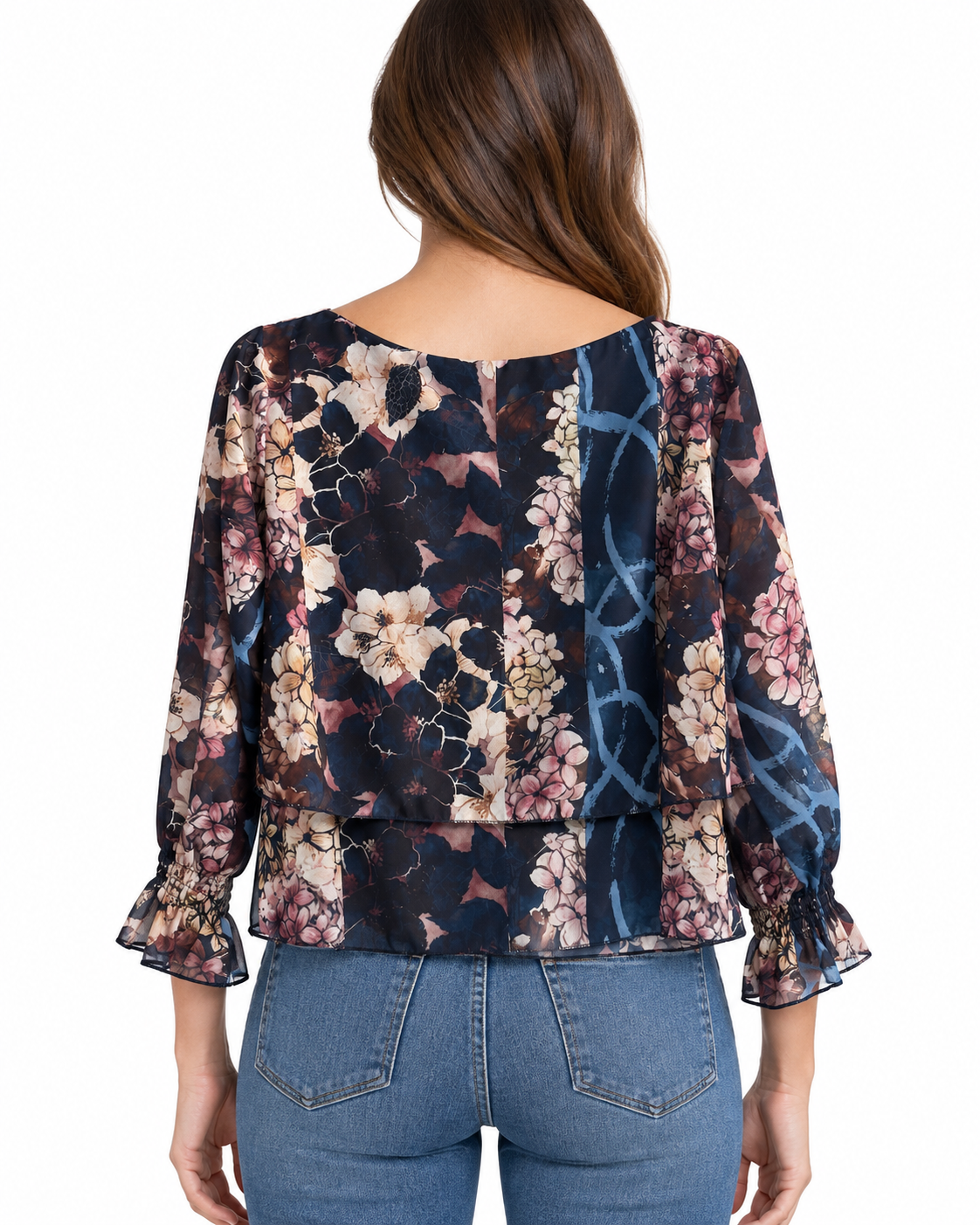 Blusa in chiffon