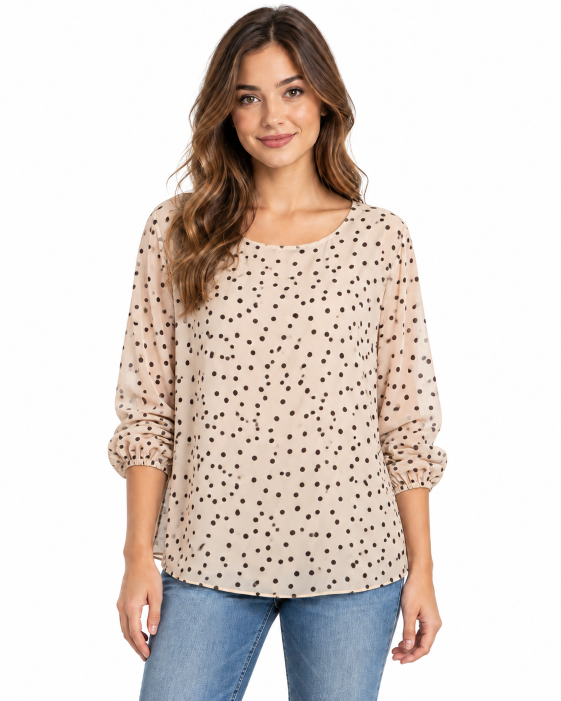 Blusa a pois