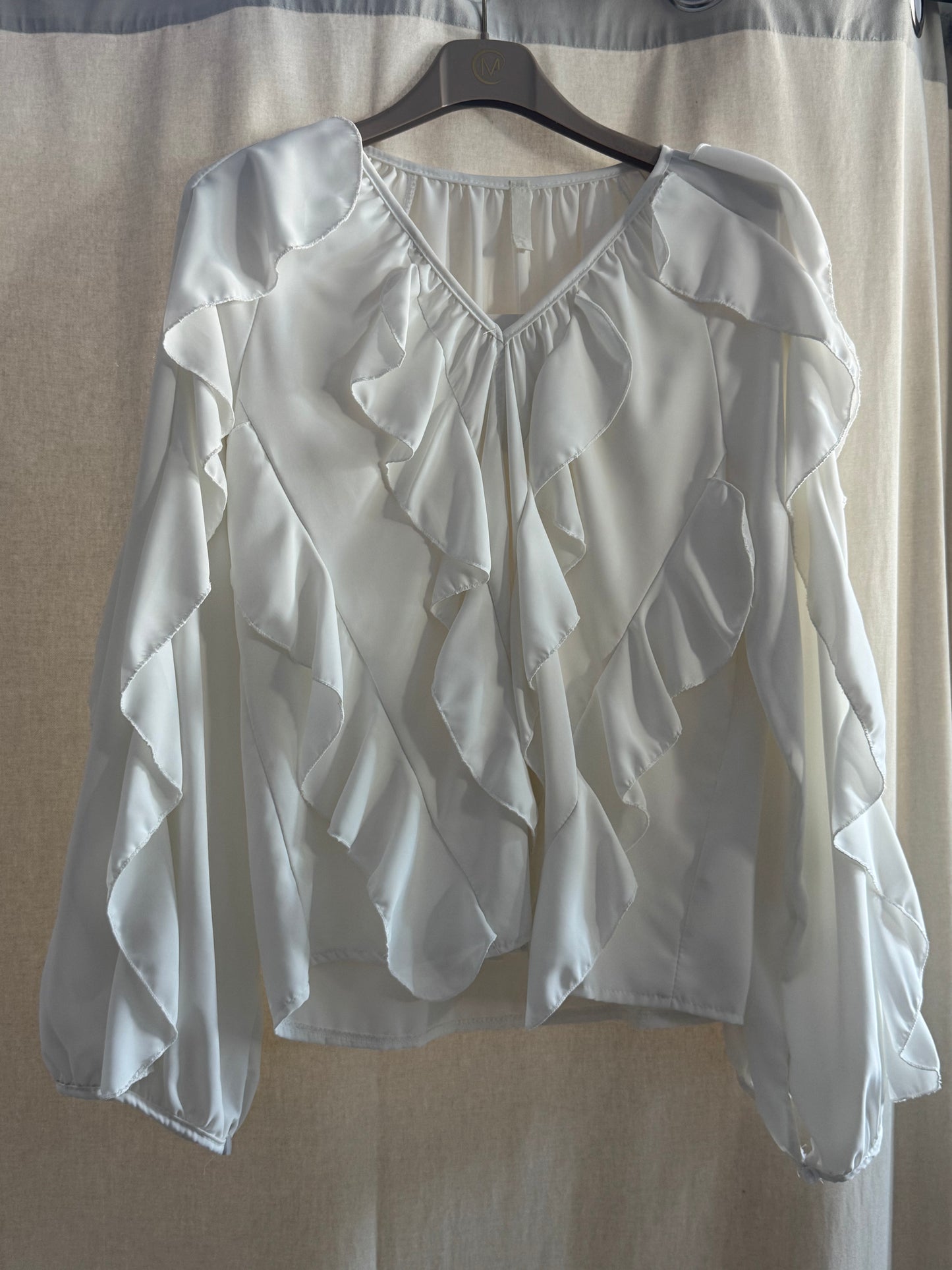 Blusa con rouches