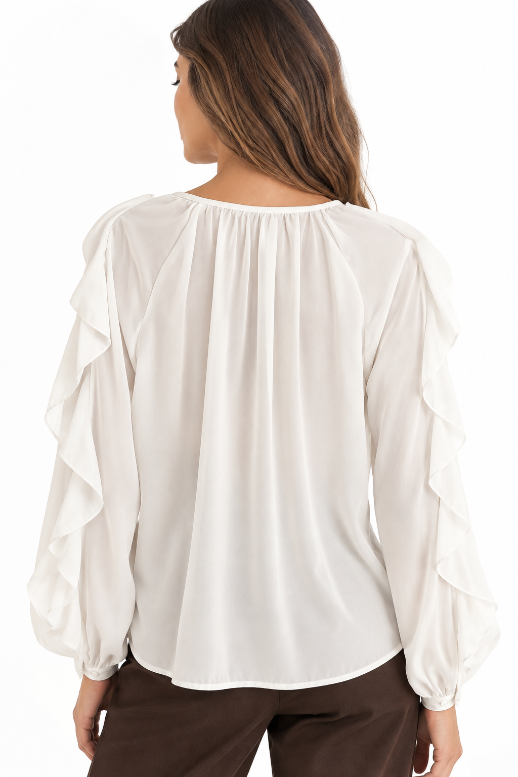 Blusa con rouches