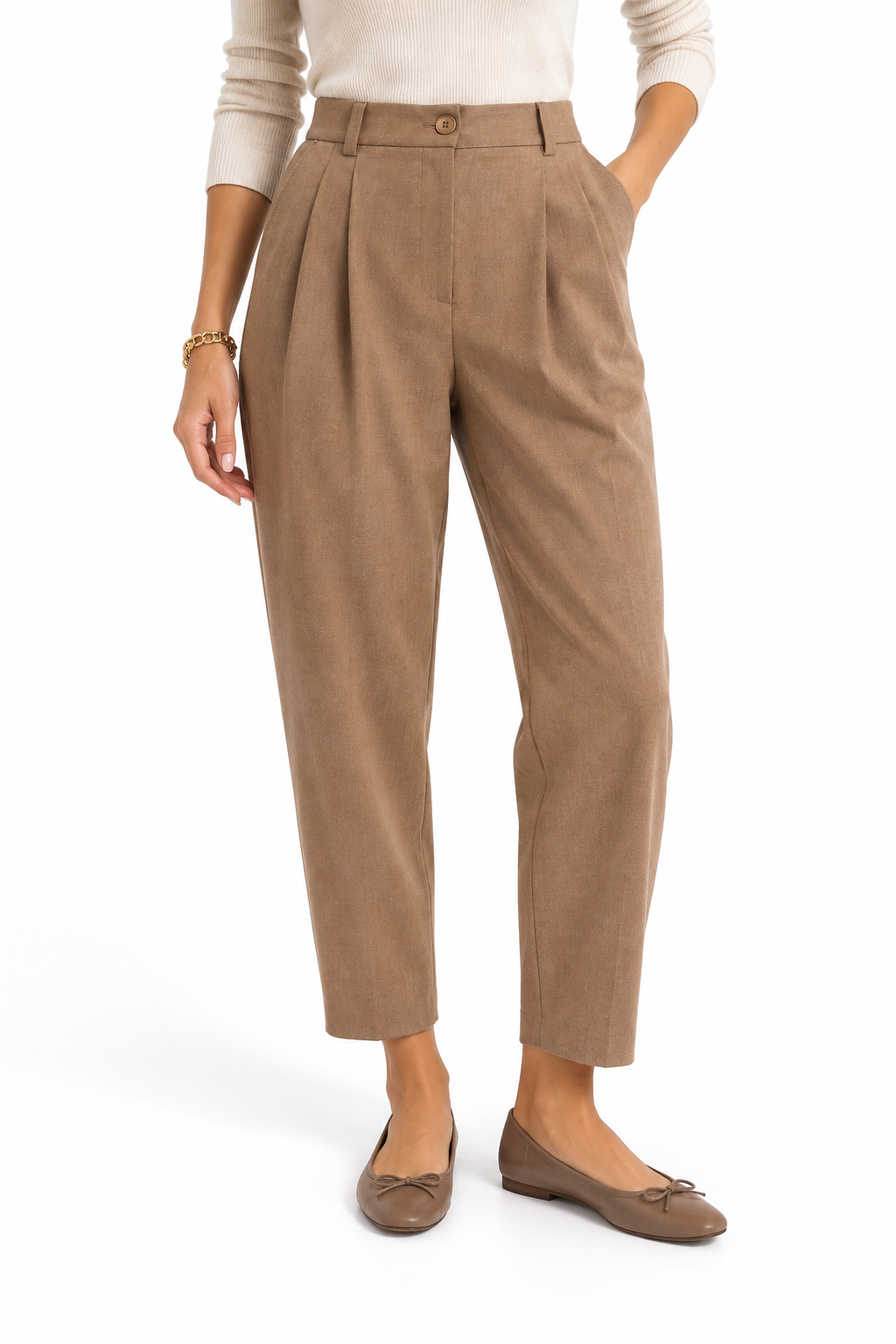 Pantalone con pinces