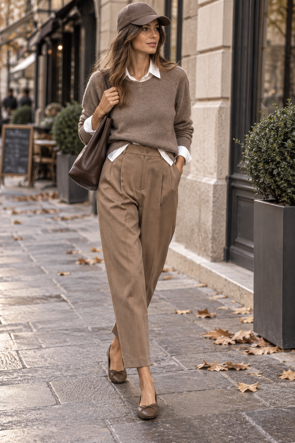 Pantalone con pinces