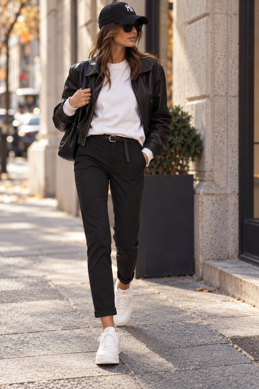 Pantalone bengalina nero
