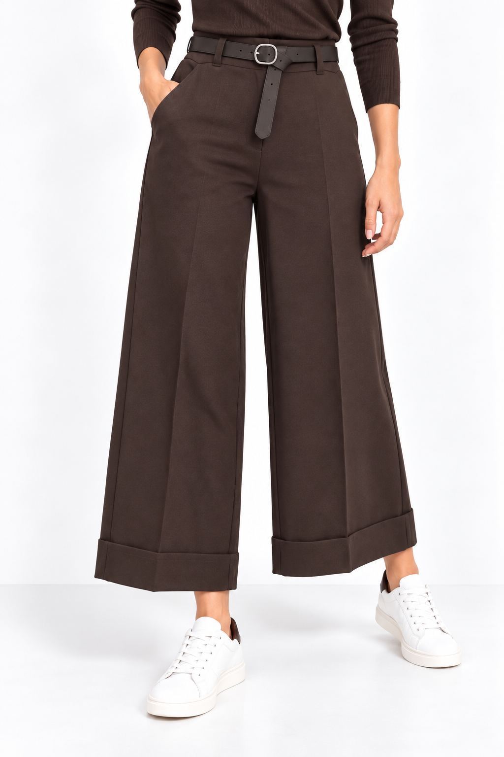 Pantalone gaucho cioccolato