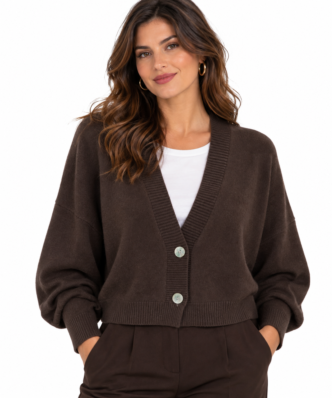 Cardigan cropped