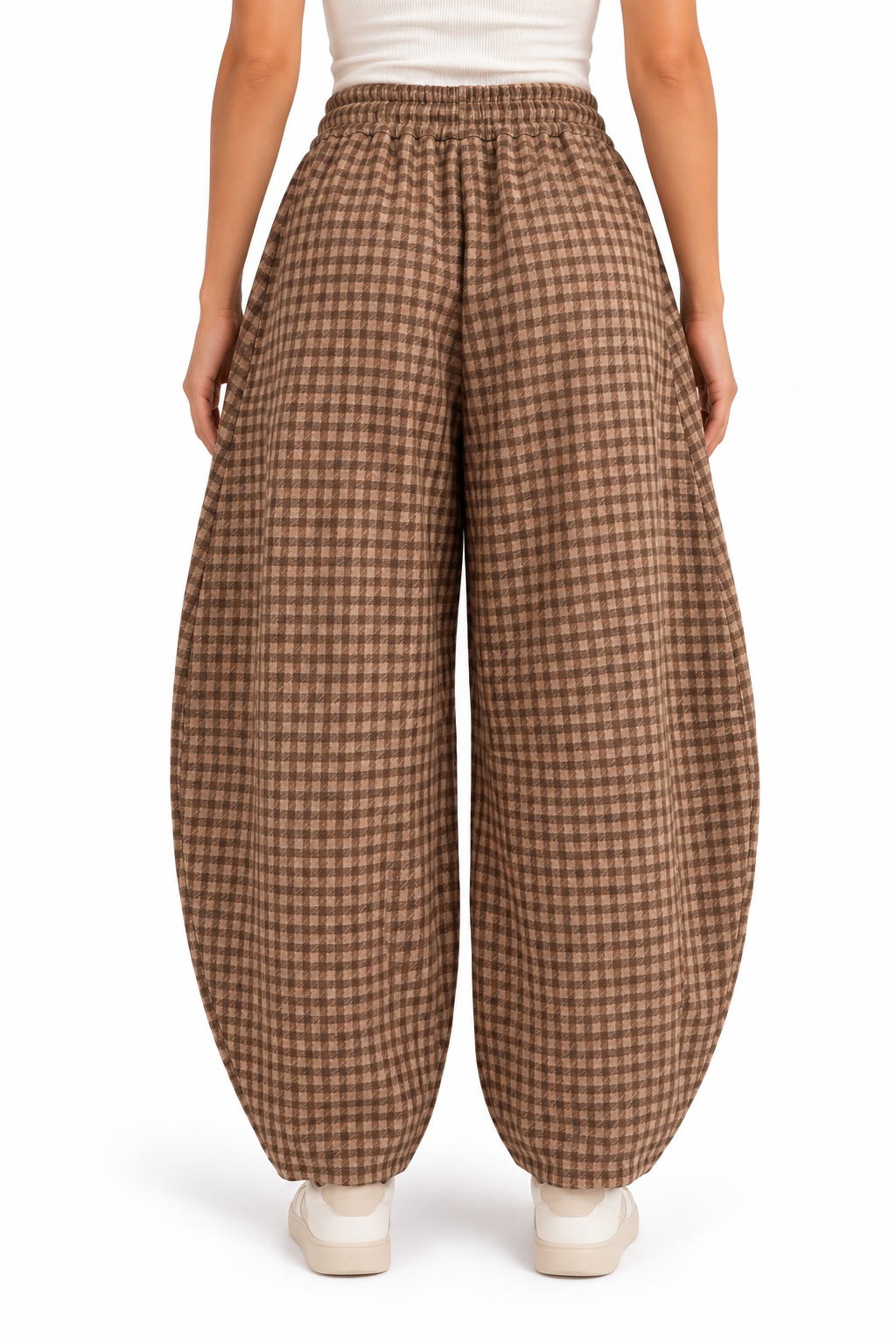 Pantalone stampa check