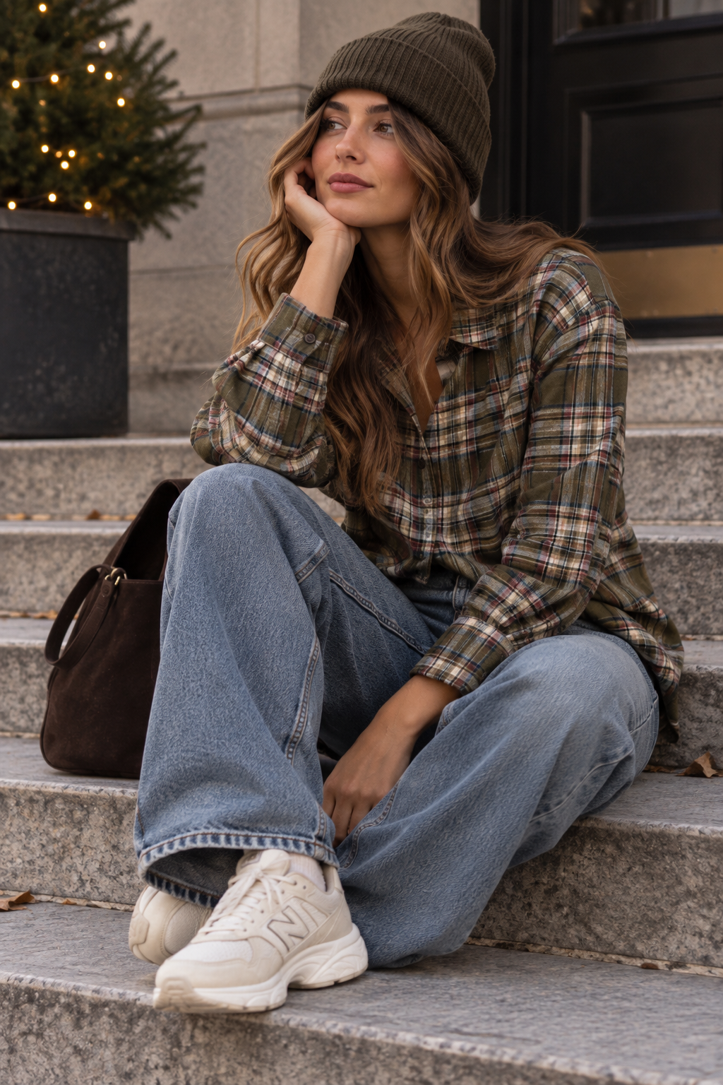 Camicia in flanella leggera